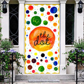 Lofaris Creative Painted Colorful The Dot Party Door Cover